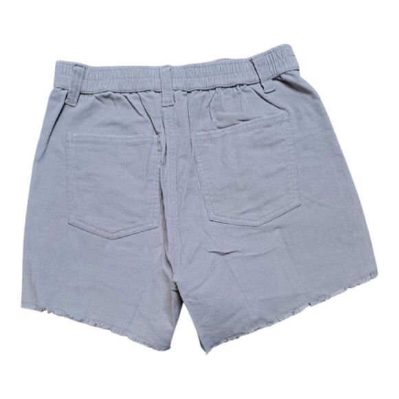 Aerie Corduroy High Waisted Short Light Grey Extra Small - Picture 3 of 3